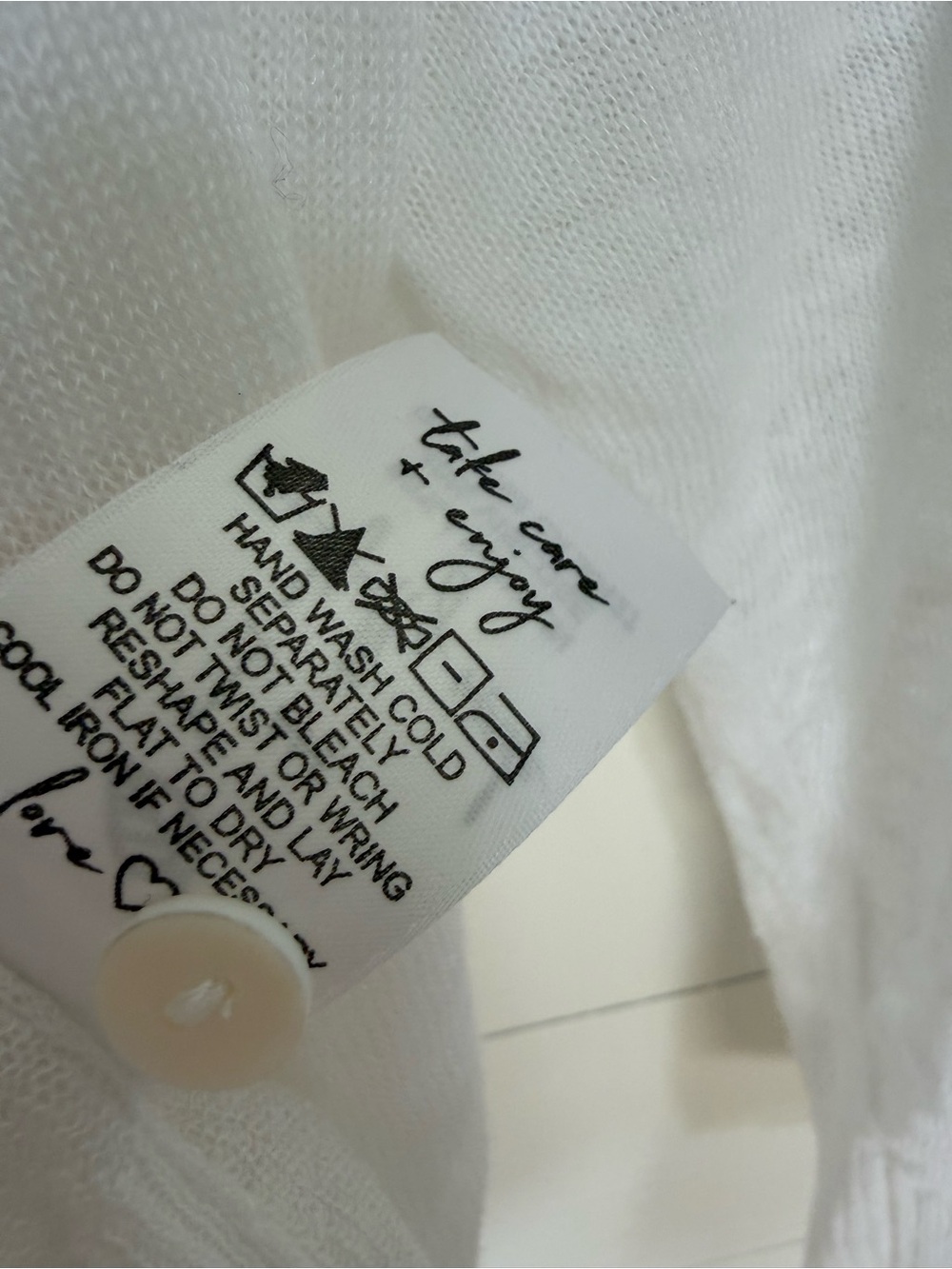 Nic & Zoe Sweater 4 way Paper White Convertible Cardigan Large - Picture 10 of 16